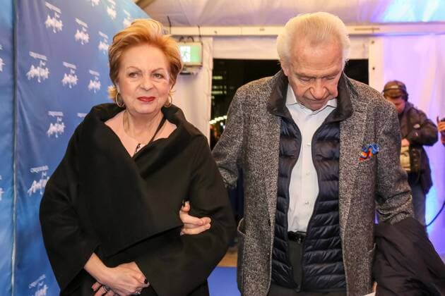 09.03.2017, Neu Marx, Cirque du Soleil - AMALUNA, Galapremiere in Wien im Bild: Harald Serafin -mit Gattin Ingeborg