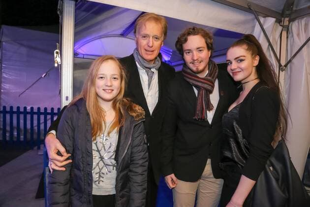 09.03.2017, Neu Marx, Cirque du Soleil - AMALUNA, Galapremiere in Wien im Bild: Albert Fortell -mit Tochter, Sohn u. Freundin