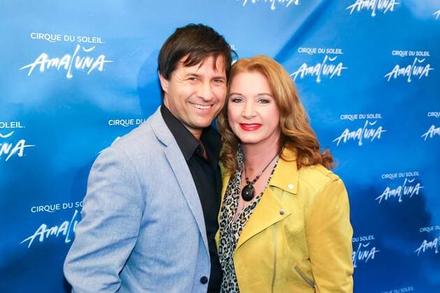 09.03.2017, Neu Marx, Cirque du Soleil - AMALUNA, Galapremiere in Wien im Bild: Gabriela Benesch, Erich Furrer