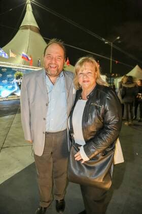 09.03.2017, Neu Marx, Cirque du Soleil - AMALUNA, Galapremiere in Wien im Bild: Gerald Pichowetz, Marianne Mendt