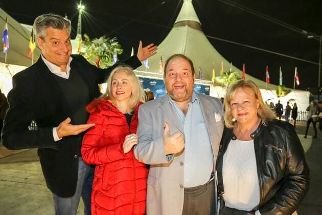 09.03.2017, Neu Marx, Cirque du Soleil - AMALUNA, Galapremiere in Wien im Bild: Dorian Steidl, Gerald Pichowetz -mit Gattin Angelika Zoidl, Marianne Mendt