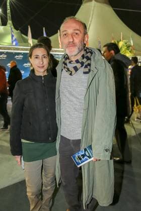 09.03.2017, Neu Marx, Cirque du Soleil - AMALUNA, Galapremiere in Wien im Bild: Karl Markovics -mit Gattin Stephanie Taussig