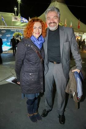09.03.2017, Neu Marx, Cirque du Soleil - AMALUNA, Galapremiere in Wien im Bild: Werner Brix -mit Gattin Magdalena