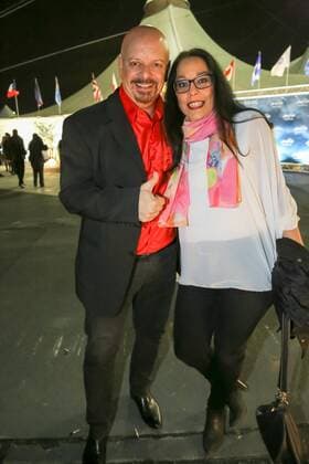 09.03.2017, Neu Marx, Cirque du Soleil - AMALUNA, Galapremiere in Wien im Bild: Gary Lux -mit Freundin Sissi Gotsbachner