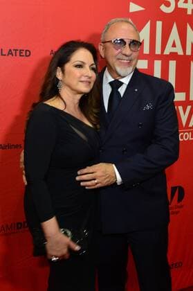 Singer and Cuban actress Gloria Estefan (L) and Cuban producer Emilio Estefan, participate in the screening of the film A Change of Heart , during the Miami Film Festival 2017 in Miami, USA, 10 March 2017. Miami Film Festival 2017 !ACHTUNG: NUR REDAKTIONELLE NUTZUNG!  Copyright: xGiorgioxVierax MIA08 20170311-636248036253518239