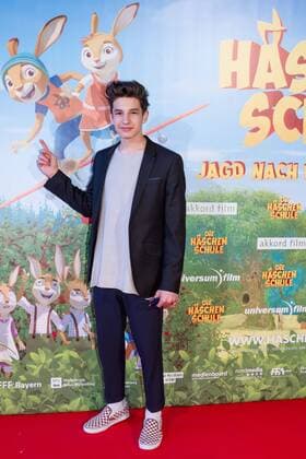 Noah Levi bei der Filmpremiere von Die Häschenjagd-Jagd nach dem Goldenen Ei am 11.03.2017 im Cinenova in Köln. Die Häschenjagd-Jagd nach dem Goldenen Ei am 11.03.2017