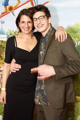 Katharina Palm mit Sohn Noah Levi bei der Premiere des Kinofilms Die Häschenschule - Jagd nach dem goldenen Ei im Mathäser Filmpalast. München, 12.03.2017 Foto:xD.xBedrosianx xFuturexImage
