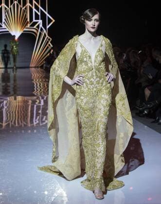 (170313) -- TORONTO, March 12, 2017 -- A model presents creations of Hendrixroe 2017 collection during the Toronto Women s Fashion Week in Toronto, Canada, March 12, 2017. )(gj) CANADA-TORONTO-WOMEN S FASHION WEEK ZouxZheng 