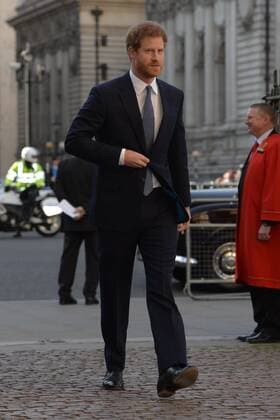 Commonwealth Day: englische Royals vor Westminster Abbey . 13 03 2017. London, United Kingdom. Her Majesty The Queen Elizabeth II, Head of the Commonwealth, accompanied by Prince Philip the Duke of Edinburgh, The Prince of Wales Prince Charles and Camilla The Duchess of Cornwall , Prince Harry, The Duke of York and Prince Edward the Earl of Wessex will attend the Commonwealth Service at Westminster Abbey on Commonwealth Day, in London, UK.  xBenxStevensx xi-Imagesx IIM-14641-0002