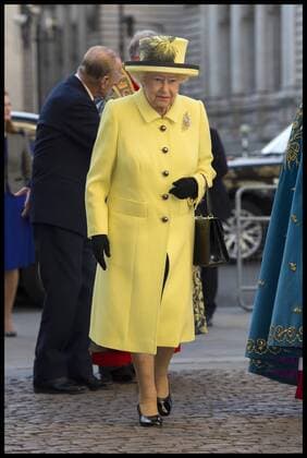 . 13 03 2017. London, United Kingdom. Elizabeth II The Queen, Head of the Commonwealth, arrives at the Commonwealth Service at Westminster Abbey on Commonwealth Day, in London, UK.  xBenxStevensx xi-Imagesx IIM-14641-0015