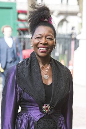 Commonwealth Day, Westminster Abbey, London, UK London, UK. 13 March 2017. Floella Benjamin, Baroness Benjamin. To mark and celebrate the Sapphire Jubilee of HM The Queen, 65 years as Head of The Commonwealth, HM The Queen, members of the Royal Family attend a service at Westminster Abbey.