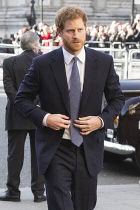 Commonwealth Day, Westminster Abbey, London, UK London, UK. 13 March 2017. HRH Prince Harry. To mark and celebrate the Sapphire Jubilee of HM The Queen, 65 years as Head of The Commonwealth, HM The Queen, members of the Royal Family attend a service at Westminster Abbey.