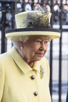Commonwealth Day, Westminster Abbey, London, UK London, UK. 13 March 2017. HM Queen Elizabeth II. To mark and celebrate the Sapphire Jubilee of HM The Queen, 65 years as Head of The Commonwealth, HM The Queen, members of the Royal Family attend a service at Westminster Abbey.