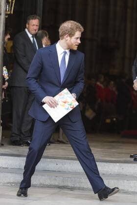 Commonwealth Day, Westminster Abbey, London, UK London, UK. 13 March 2017. HRH Prince Harry. To mark and celebrate the Sapphire Jubilee of HM The Queen, 65 years as Head of The Commonwealth, HM The Queen, members of the Royal Family and guests attend a service at Westminster Abbey.