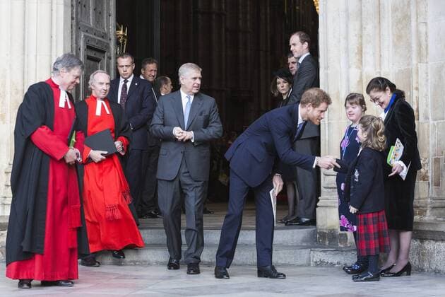 Bilder des Tages Commonwealth Day, Westminster Abbey, London, UK London, UK. 13 March 2017. TRH Prince Andrew, the Duke of York and Prince Harry. To mark and celebrate the Sapphire Jubilee of HM The Queen, 65 years as Head of The Commonwealth, HM The Queen, members of the Royal Family and guests attend a service at Westminster Abbey.