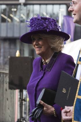 Commonwealth Day, Westminster Abbey, London, UK London, UK. 13 March 2017. Camilla, Duchess of Cornwall. To mark and celebrate the Sapphire Jubilee of HM The Queen, 65 years as Head of The Commonwealth, HM The Queen, members of the Royal Family and guests attend a service at Westminster Abbey.