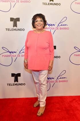 Rosa Rivera, mother of the late Jenni Rivera, poses as she arrives at the red carpet of the Mariposa de Barrio premiere at Telemundo Studios in Miami, Florida, United States, 13 March 2017. Angelica Celaya will play singer Jenni Rivera in the TV series authorized by the family of the Diva de la Banda . JENNI RIVERA S FAMILY CHOOSES ANGELICA CELAYA TO PLAY THE DIVA !ACHTUNG: NUR REDAKTIONELLE NUTZUNG!  Copyright: xGiorgioxVierax MIA001 20170314-636250502356022294