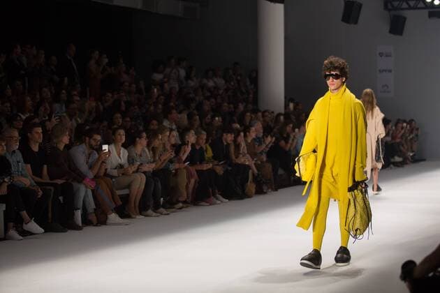 March 13, 2017 - Sao Paulo, Sao Paulo, Brazil - Model presents creation by Osklen, during the Sao Paulo Fashion Week, winter 2017 edition, this Monday, in Sao Paulo, Brazil. Sao Paulo Brazil - ZUMAl146 20170313_zaf_l146_135 Copyright: xPauloxLopesx