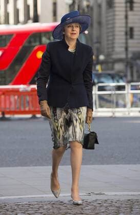 (170313) -- LONDON, March 13, 2017 () -- British Prime Minister Theresa May attends the Commonwealth Day celebrations service at Westminster Abbey in London, Britain, on March 13, 2017. () -UK OUT- UK-LONDON-COMMONWEALTH DAY Xinhua 