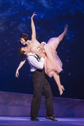 An American in Paris, London, UK London, UK. 14 March 2017. Robert Fairchild (Jerry Mulligan) and Leanne Cope (Lise Dassin) performing. UK Premiere of the Tony Award-winning new musical An American in Paris at the Dominion Theatre. Directed and choreographed by Christopher Wheeldon, the musical stars Robert Fairchild, Leanne Cope, Haydn Oakley, Zoe Rainey, David Seadon-Young and Jane Asher.
