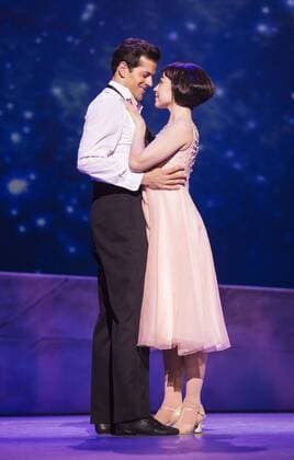 An American in Paris, London, UK London, UK. 14 March 2017. Robert Fairchild (Jerry Mulligan) and Leanne Cope (Lise Dassin) performing. UK Premiere of the Tony Award-winning new musical An American in Paris at the Dominion Theatre. Directed and choreographed by Christopher Wheeldon, the musical stars Robert Fairchild, Leanne Cope, Haydn Oakley, Zoe Rainey, David Seadon-Young and Jane Asher.