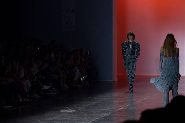 March 14, 2017 - Sao Paulo, Sao Paulo, Brazil - Gig Couture fashion show, featuring the Winter 2017 collection during the N43 edition of Sao Paulo Fashion Week (SPFW), in Sao Paulo, Brazil. Sao Paulo Brazil - ZUMAl146 20170314_zaf_l146_070 Copyright: xPauloxLopesx