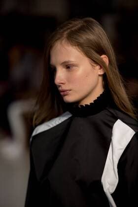 March 14, 2017 - Sao Paulo, Sao Paulo, Brazil - Model presents creation by Vitorino Campos, during the Sao Paulo Fashion Week, winter 2017 edition, in Sao Paulo, Brazil. Sao Paulo Brazil - ZUMAl146 20170314_zaf_l146_017 Copyright: xPauloxLopesx