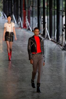 March 14, 2017 - Sao Paulo, Sao Paulo, Brazil - Model presents creation by Ellus, during the Sao Paulo Fashion Week, N43 winter 2017 edition, in Sao Paulo, Brazil. Sao Paulo Brazil - ZUMAl146 20170314_zaf_l146_038 Copyright: xPauloxLopesx