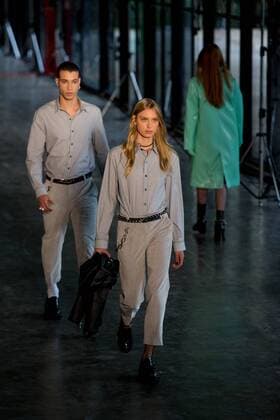 March 14, 2017 - Sao Paulo, Sao Paulo, Brazil - Model presents creation by Ellus, during the Sao Paulo Fashion Week, N43 winter 2017 edition, in Sao Paulo, Brazil. Sao Paulo Brazil - ZUMAl146 20170314_zaf_l146_041 Copyright: xPauloxLopesx