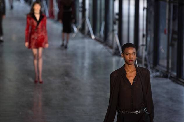 March 14, 2017 - Sao Paulo, Sao Paulo, Brazil - Model presents creation by Ellus, during the Sao Paulo Fashion Week, N43 winter 2017 edition, in Sao Paulo, Brazil. Sao Paulo Brazil - ZUMAl146 20170314_zaf_l146_034 Copyright: xPauloxLopesx