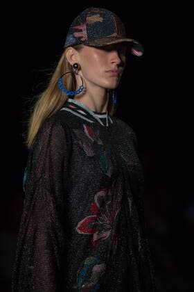 March 14, 2017 - Sao Paulo, Sao Paulo, Brazil - Model presents creation by Patbo, during the Sao Paulo Fashion Week, N43 winter 2017 edition, in Sao Paulo, Brazil. Sao Paulo Brazil - ZUMAl146 20170314_zaf_l146_099 Copyright: xPauloxLopesx