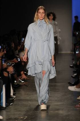 SÃO PAULO, SP - 14.03.2017: SPFW N43 - Parade Two brand Denim at £ 43 edicÃ the SÃ £ o Paulo Fashion Week held at Bienal do Ibirapuera Park in SÃ £ o Paulo, SP x1285848x  SaraxFernandes