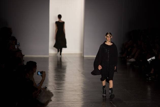 March 14, 2017 - Sao Paulo, Sao Paulo, Brazil - Model presents creation by Lino Villaventura, during the Sao Paulo Fashion Week, N43 winter 2017 edition, in Sao Paulo, Brazil. Sao Paulo Brazil - ZUMAl146 20170314_zaf_l146_119 Copyright: xPauloxLopesx