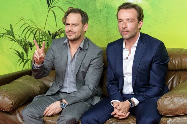 Koeln Moritz Bleibtreu und Lucas Gregorowicz bei der Deutschland Premiere von Lommbock im Cinedom in Koeln am 14.03.2017, Copyright: xSchueler Eibner-Pressefotox EP_JSE