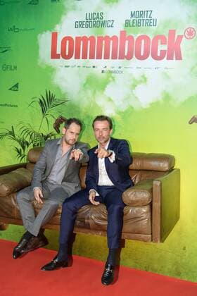 Koeln Moritz Bleibtreu und Lucas Gregorowicz bei der Deutschland Premiere von Lommbock im Cinedom in Koeln am 14.03.2017, Copyright: xSchueler Eibner-Pressefotox EP_JSE