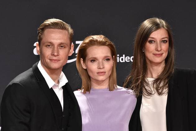 Matthias Schweighöfer, Karoline Herfurth und Alexandra Maria Lara bei der Premiere der 6teiligen Amazon Serie You Are Wanted am 15.03.2017 in Berlin You Are Wanted Serien Premiere in Berlin, 2017 