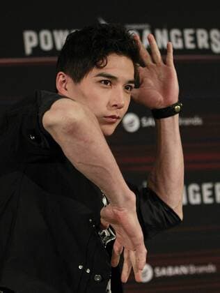 Actor Ludi Lin, one of the protagonists, poses during the presentation of the US film Power Rangers in Mexico City, Mexico, 15 March 2017. PRESENTATION OF THE POWER RANGERS FILM IN MEXICO CITY !ACHTUNG: NUR REDAKTIONELLE NUTZUNG!  Copyright: xMarioxGuzmánx MEX002 20170315-636252154083464977
