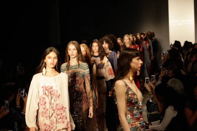 SÃO PAULO, SP - 15.03.2017: SPFW N43 - Parade Fabiana Milazzo brand during 43 £ edicÃ the SÃ £ o Paulo Fashion Week held at Bienal do Ibirapuera Park in SÃ £ o Paulo, Brazil. x1286464x  RichardxCallis