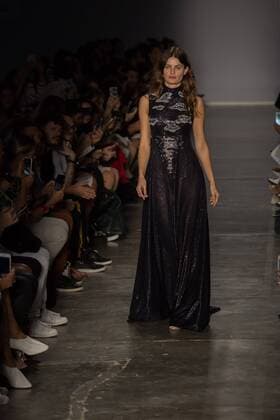 March 15, 2017 - Sao Paulo, Sao Paulo, Brazil - The Top Model ISABELI FONTANA parades for the brand Fabiana Milazzo, during the Sao Paulo Fashion Week, N43 winter 2017 edition, in Sao Paulo, Brazil. Sao Paulo Brazil - ZUMAl146 20170315_zaf_l146_063 Copyright: xPauloxLopesx