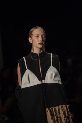 March 15, 2017 - Sao Paulo, Sao Paulo, Brazil - Model presents creation by Apartamento 03, during the Sao Paulo Fashion Week, N43 winter 2017 edition, in Sao Paulo, Brazil. Sao Paulo Brazil - ZUMAl146 20170315_zaf_l146_039 Copyright: xPauloxLopesx