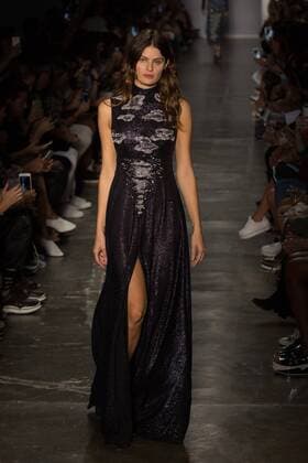 March 15, 2017 - Sao Paulo, Sao Paulo, Brazil - The Top Model ISABELI FONTANA parades for the brand Fabiana Milazzo, during the Sao Paulo Fashion Week, N43 winter 2017 edition, in Sao Paulo, Brazil. Sao Paulo Brazil - ZUMAl146 20170315_zaf_l146_048 Copyright: xPauloxLopesx
