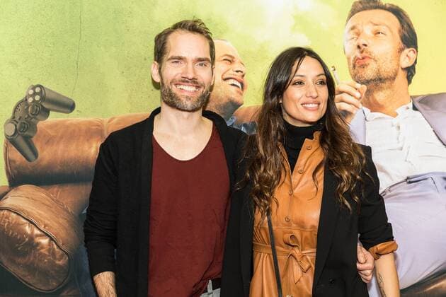 15.03.2017, Dettelbach, Mainfrankenplatz, Cineworld, Filmpremiere Lommbock, Foto: 15.03.2017, Dettelbach, Mainfrankenplatz, Cineworld, Filmpremiere Lommbock, Foto: v.l.n.r Lucas Gregorowicz, Melanie Winiger Copyright: HMBxMedia MarkusxKöller