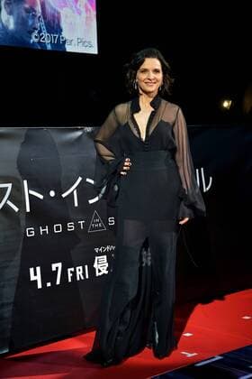 Actress Juliette Binoche attends a world premiere for the film Ghost in the shell in Tokyo, Japan on March 16, 2017.  TKP2017031636 KEIZOxMORI