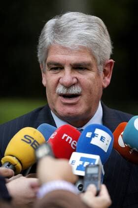 Spain s Foreign Minister Alfonso Dastis adresses the media before a meeting with Spain s Ambassador to Mexico in Mexico City, Mexico, 16 March 2017. Dastis arrived in Mexico for an official visit after having to delay his depature fom Peru, where he spent the first part of his Latin American tour. DASTIS MEETS MEXICO S PRESIDENT ENRIQUE PENA NIETO !ACHTUNG: NUR REDAKTIONELLE NUTZUNG!  Copyright: xJorgexNúnezx MEX005 20170316-636253041717025148