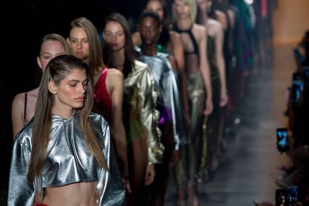 March 16, 2017 - Sao Paulo, Sao Paulo, Brazil - Transgender top model VALENTINA SAMPAIO parades for the brand Amir Slama, during the Sao Paulo Fashion Week, N43 winter 2017 edition, in Sao Paulo, Brazil. Sao Paulo Brazil - ZUMAl146 20170316_zaf_l146_105 Copyright: xPauloxLopesx