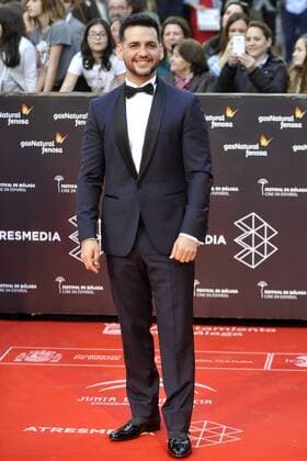 Fran Perea bei der Premiere von El Bar auf dem 20. Malaga Film Festival Festival de Malaga Cine en Espanol 2017 im Cervantes Theater. Malaga, 17.03.2017 Fran Perea  Foto:xDyDxFotografosx xFuturexImage
