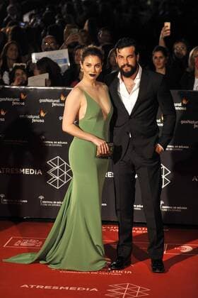 Blanca Suarez und Mario Casas bei der Premiere von El Bar auf dem 20. Malaga Film Festival Festival de Malaga Cine en Espanol 2017 im Cervantes Theater. Malaga, 17.03.2017 Blanca Suarez, Mario Casas  Foto:xDyDxFotografosx xFuturexImage