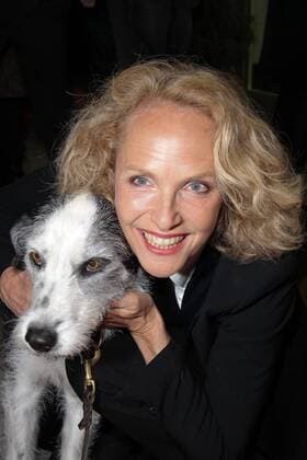 Juliane Koehler mit Filmhund, Filmpremiere Der Hund Begraben im Rio Filmpalast in Muenchen am 20.03.2017