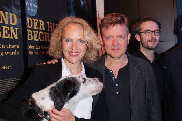 Filmhund, Juliane Koehler, Justus von Dohnanyi, Sebastian Stern (Regisseur), Filmpremiere Der Hund Begraben im Rio Filmpalast in Muenchen am 20.03.2017