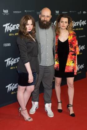 Maria Dragus, Jakob Lassd und Ella Rumpf - Berlin Premiere des Kinofilms TIGER GIRL in Berlin am 20.03.2017. Premiere TIGER GIRL